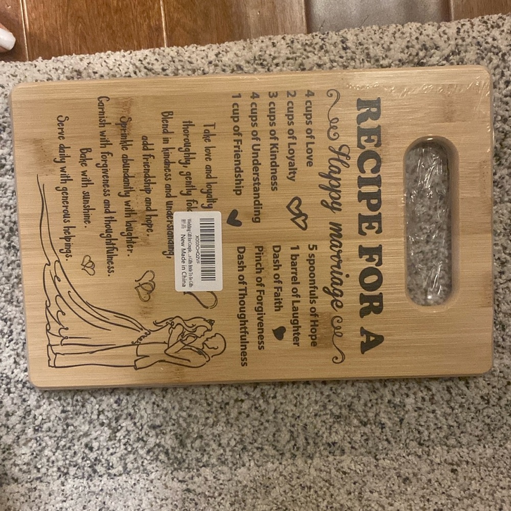 Wedding Cutting Board